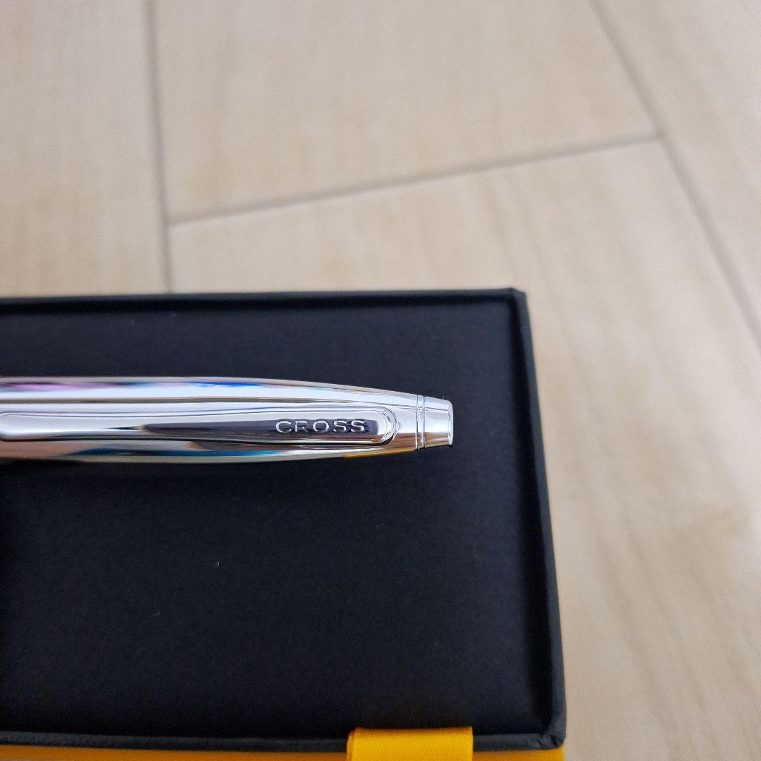 Cross ballpoint pen with sleek metallic finish designed as a university graduation commemorative item