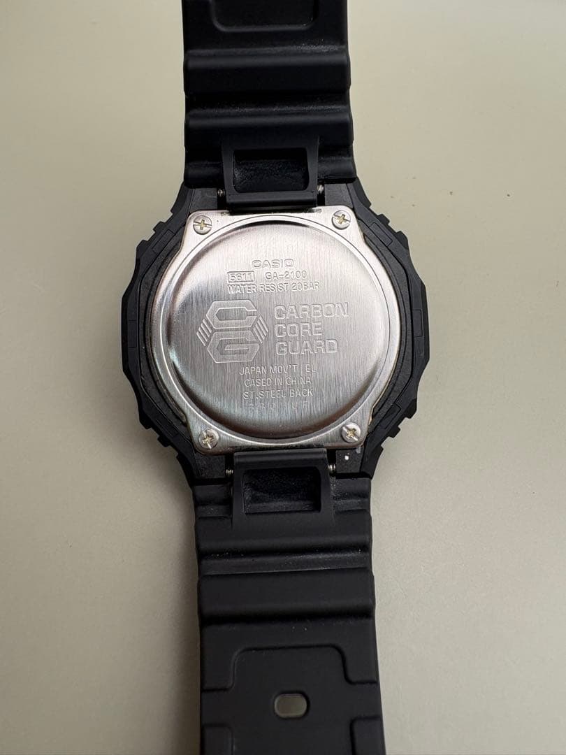 CASIO GA-2100 Digital Men's Watch — Japanese
