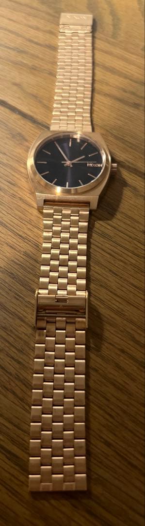 NIXON The Time Teller Minimal Gold Quartz Men's Watch — Japanese