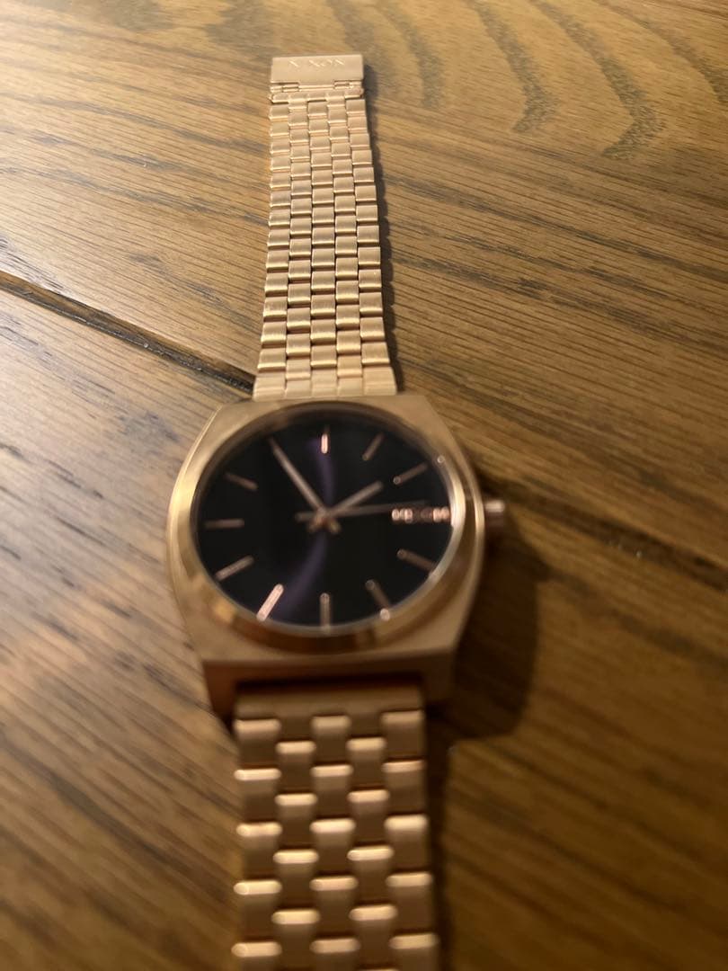 NIXON The Time Teller Minimal Gold Quartz Men's Watch — Japanese