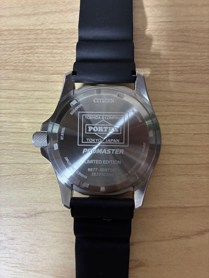 Citizen × PORTER GMT WORLD TIME Men's Watch — Japanese