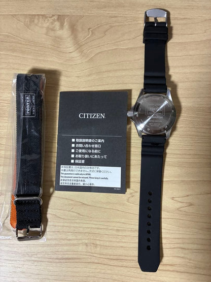 Citizen × PORTER GMT WORLD TIME Men's Watch — Japanese
