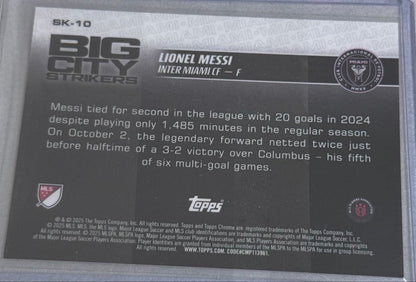 Lionel Messi Topps MLS variation CASEHIT — Japanese