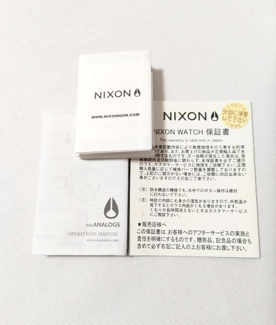 NIXON A327-1031 Analog Men's Watch — Japanese