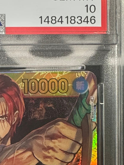 PSA 10 One Piece Shanks SEC — Japanese