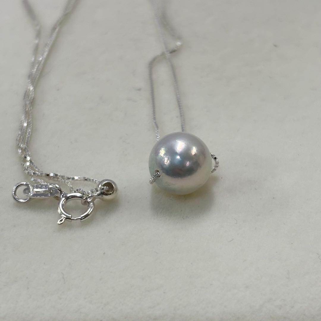Ise-Shima Egu Bay Akoya pearl necklace with 8.5mm pearls and 42cm length in a simple elegant design