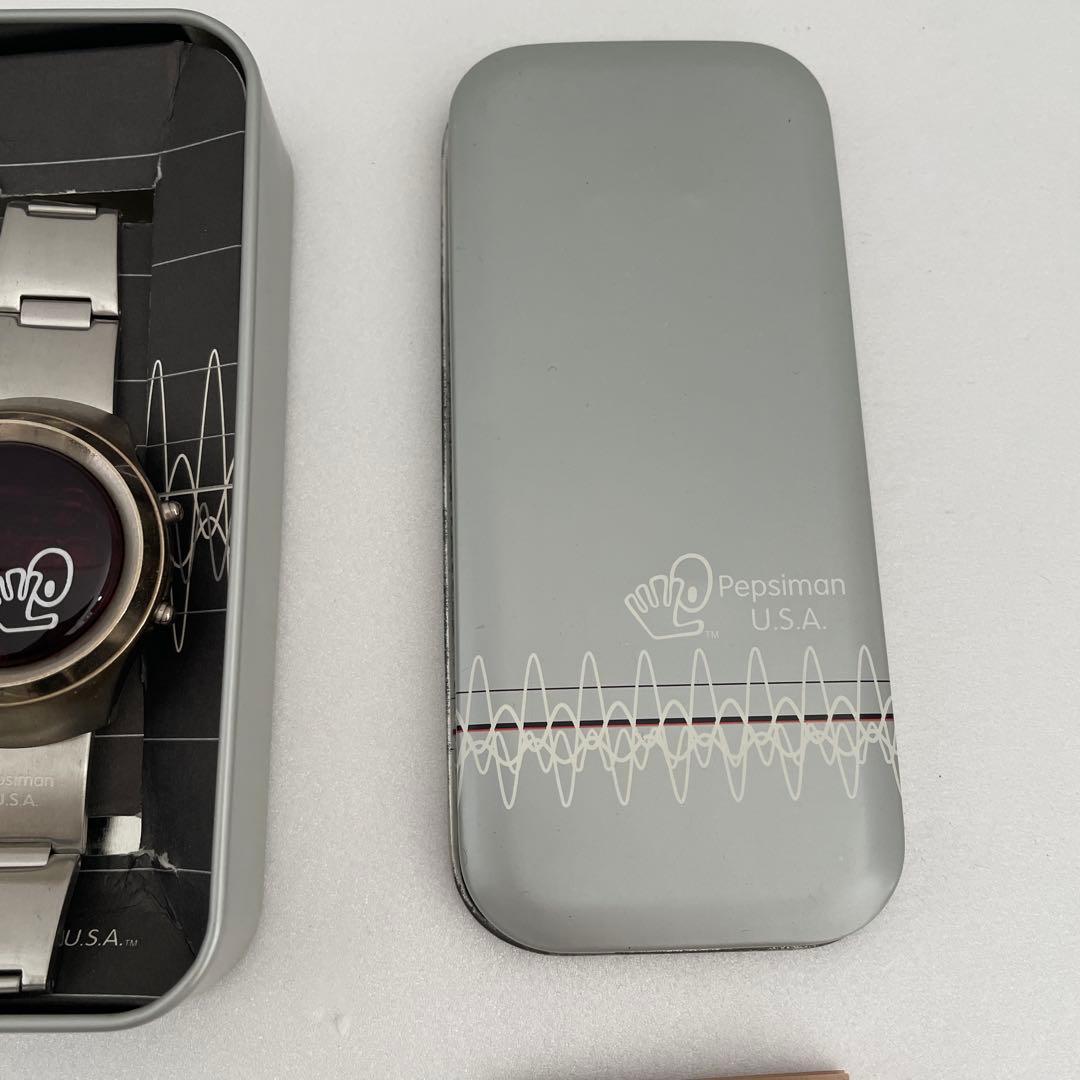 FOSSIL PEPSI MAN LED Digital Men's Watch — Japanese