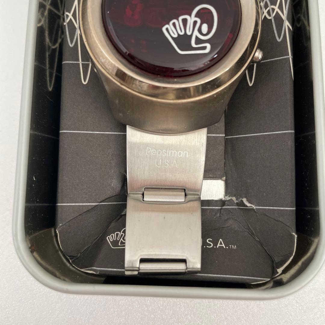 FOSSIL PEPSI MAN LED Digital Men's Watch — Japanese