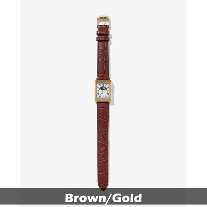 TIMEX Noah x Timex Moon Phase Brown/Gold Men's Watch — Japanese