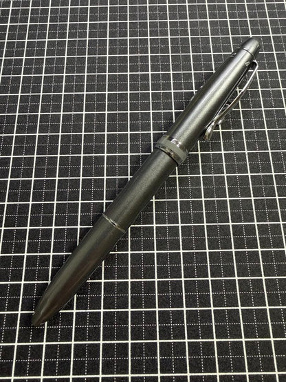PILOT 3+1 EXEC multifunction pen in dark gray mica with black red and blue ballpoint inks and 0.5mm sharpener