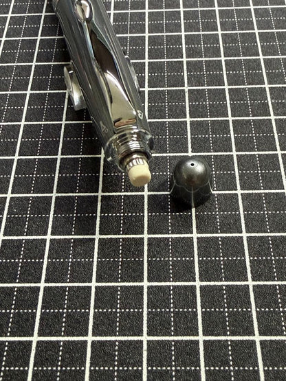 PILOT 3+1 EXEC multifunction pen in dark gray mica with black red and blue ballpoint inks and 0.5mm sharpener