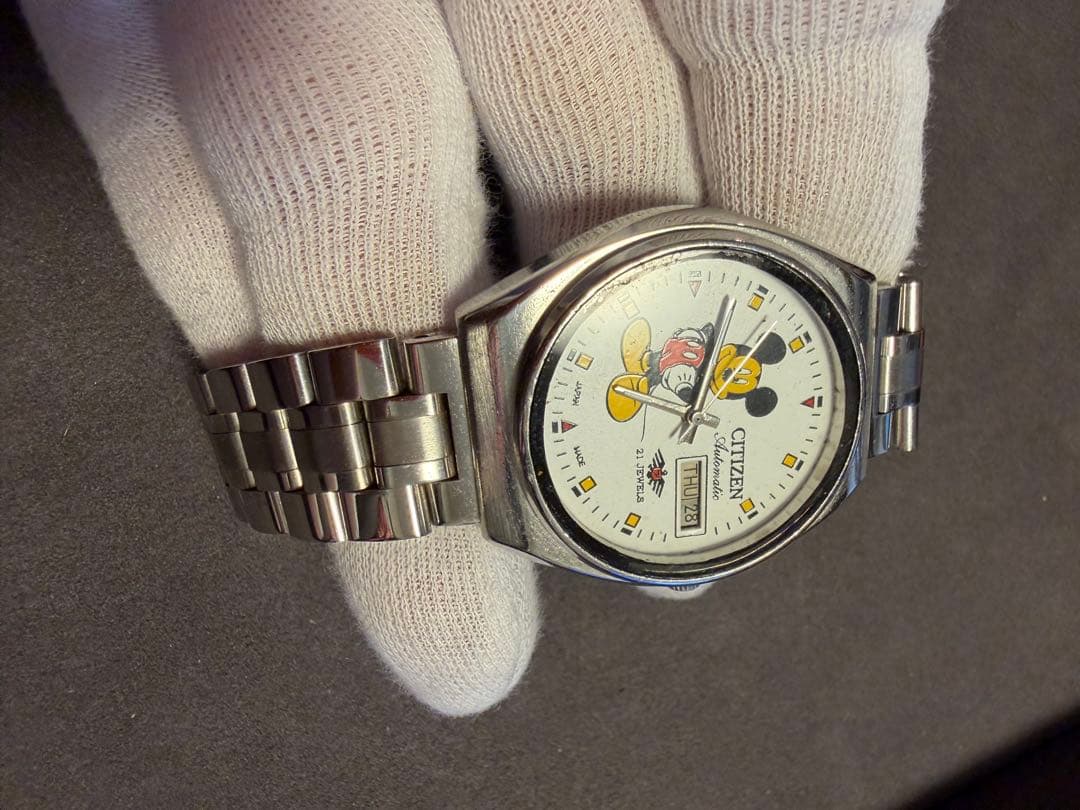 Citizen Mickey Mouse Automatic Collaboration Men's Watch — Japanese
