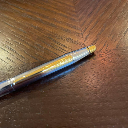 Silver Cross Classic Century Mechanical Pencil No.193 with gold tip on white background