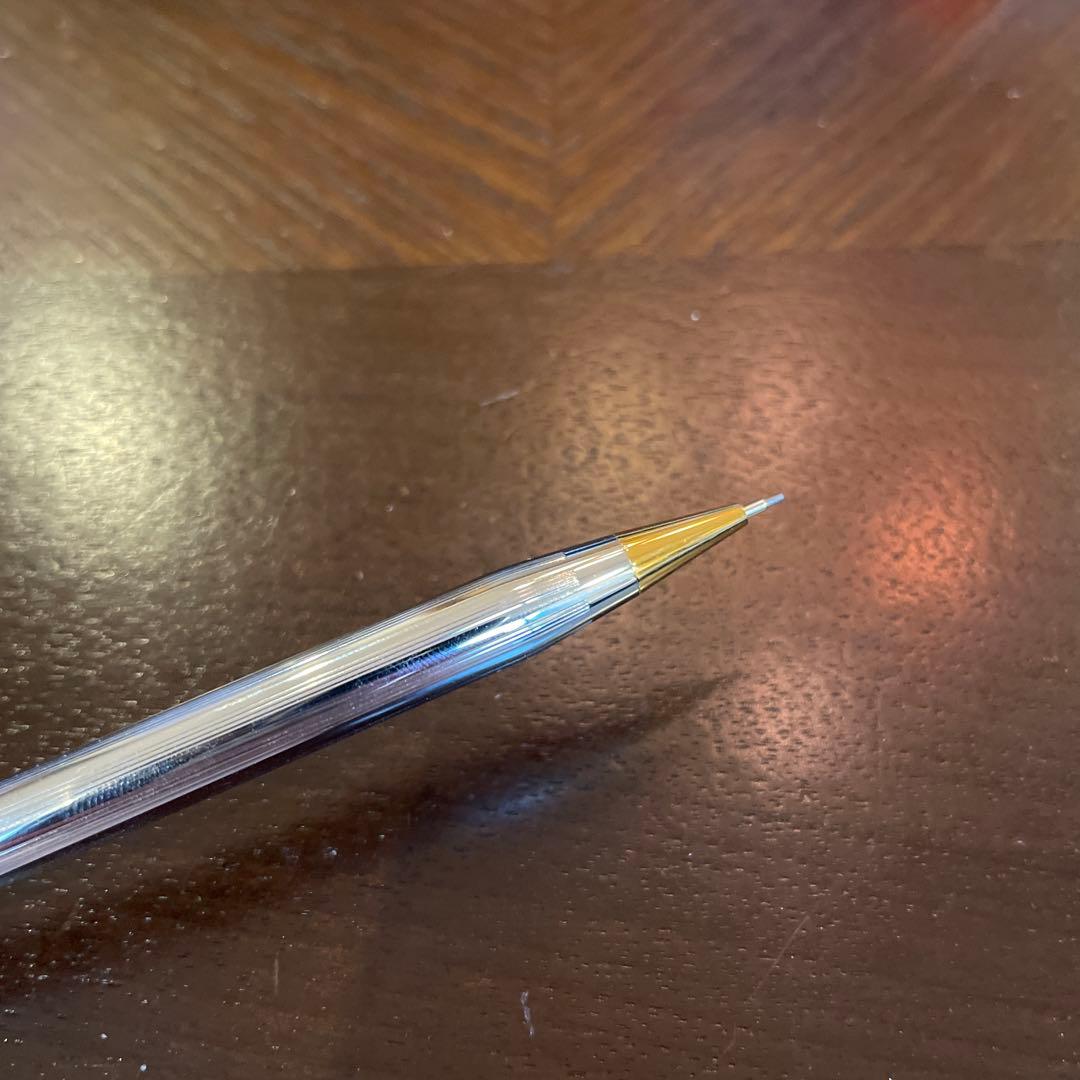 Silver Cross Classic Century Mechanical Pencil No.193 with gold tip on white background