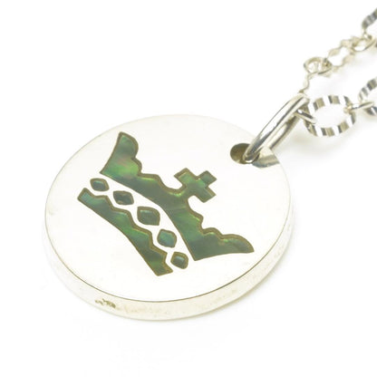 Agate Crown Medal Necklace in SV925 silver weighing 10.5g with 40cm chain and crown pendant