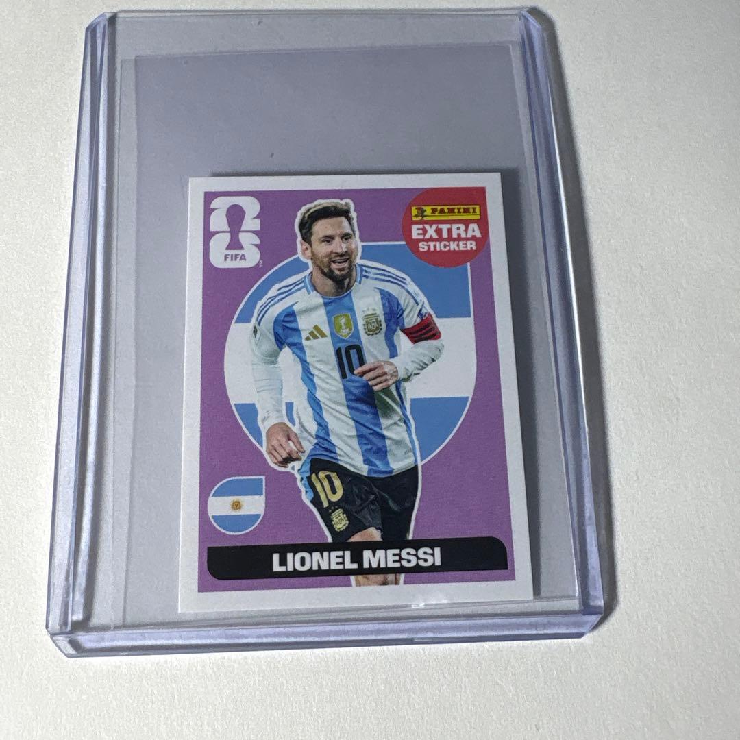 Panini FIFA World Cup Lionel Messi Sticker — Japanese