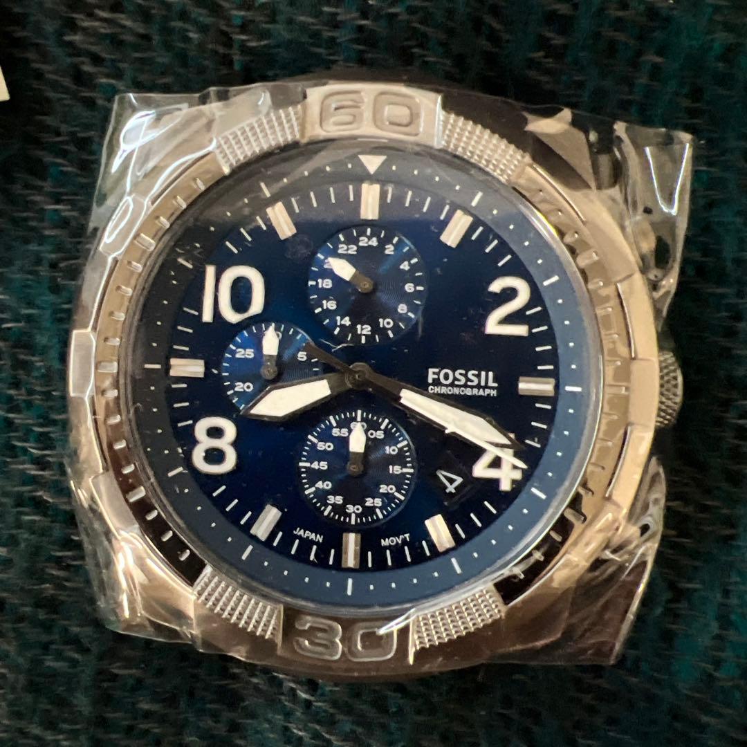 FOSSIL Chronograph Stainless Steel Quartz Men's Watch — Japanese
