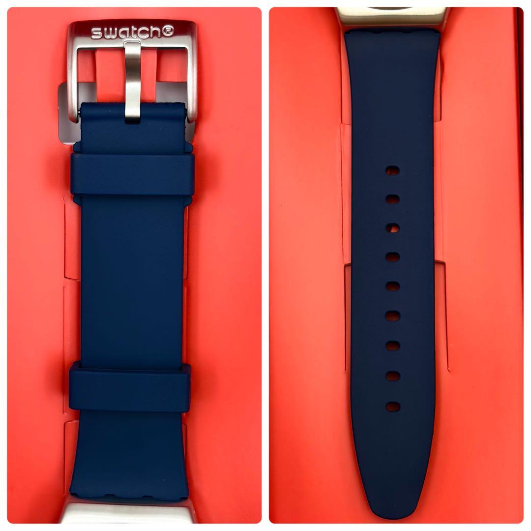 swatch Sky Reflective Black Chronograph Quartz Men's — Japanese