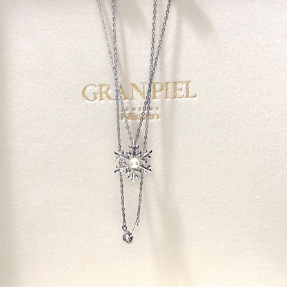 Mikimoto Akoya pearl necklace with 4.5mm pearls, 40cm length, displayed on white background