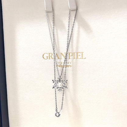 Mikimoto Akoya pearl necklace with 4.5mm pearls, 40cm length, displayed on white background
