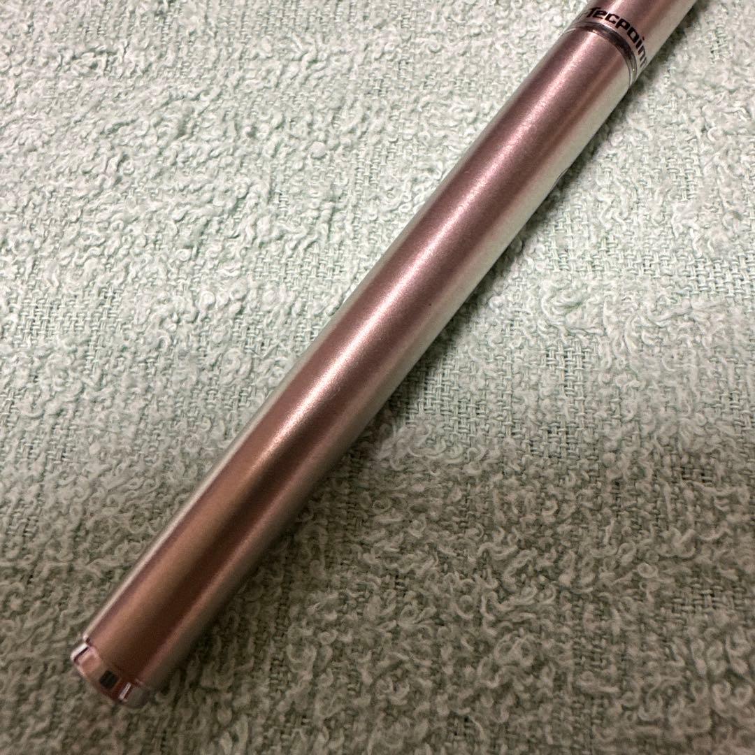 PILOT Hi-Tecpoint V Ballpoint Pen Silver 44 ballpoint pen with visible aging damage as shown