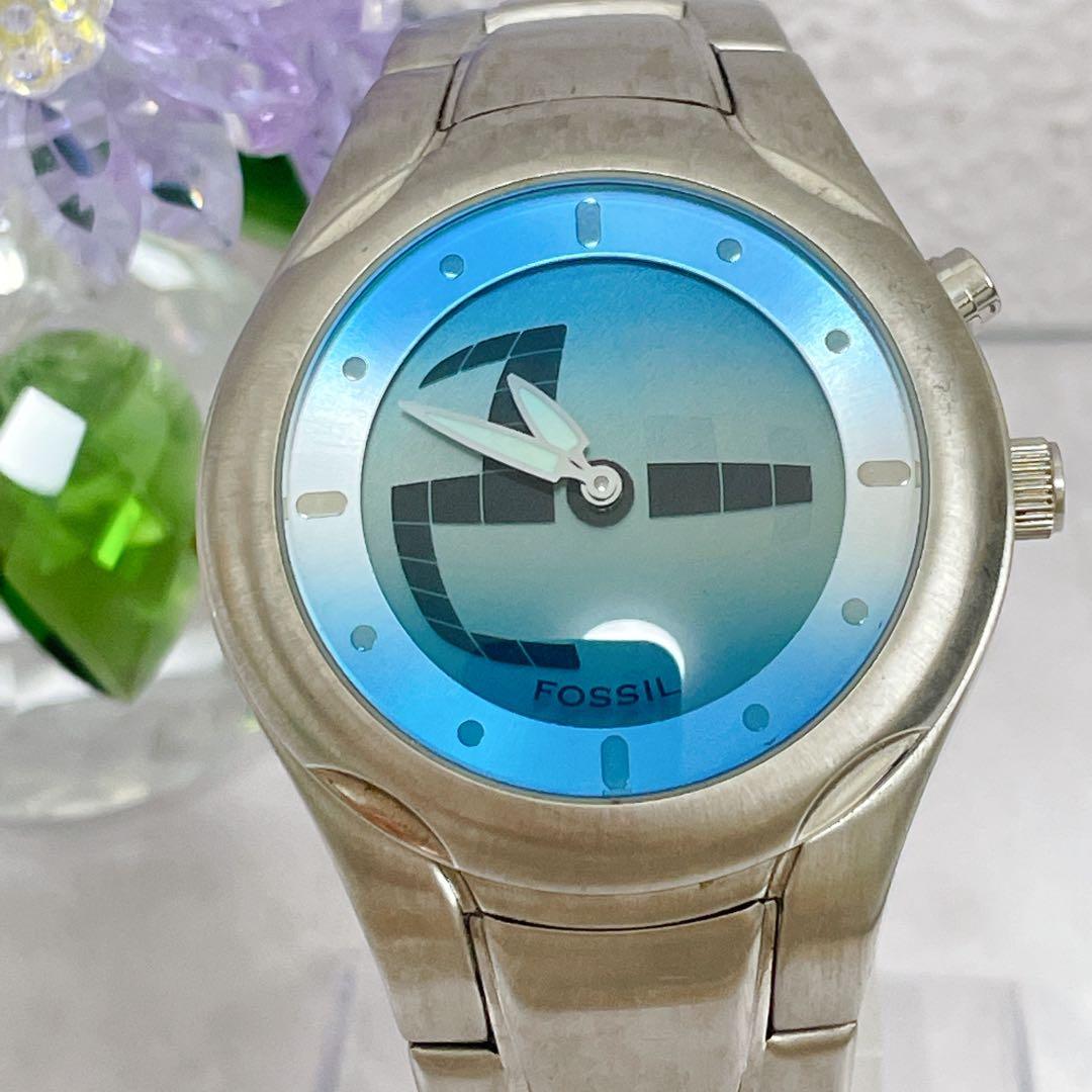 FOSSIL JR-8093 Digital Men's Watch — Japanese