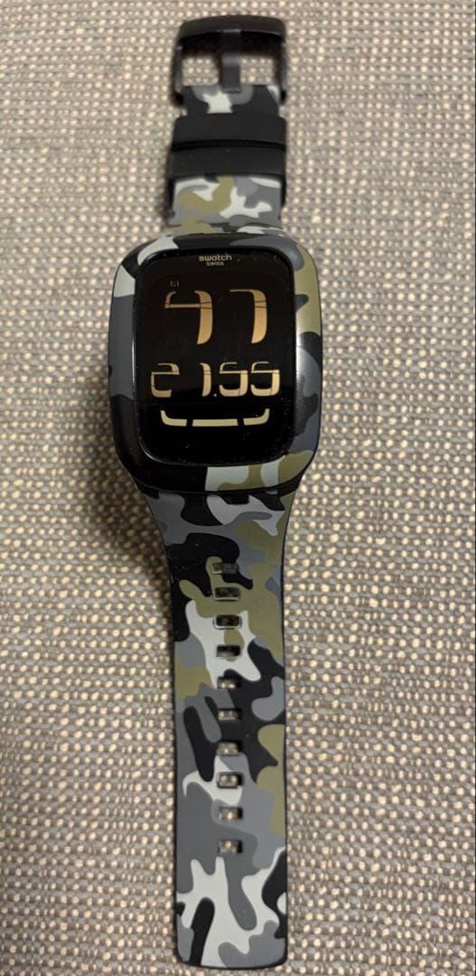 swatch Touch Camouflage Quartz Men's — Japanese