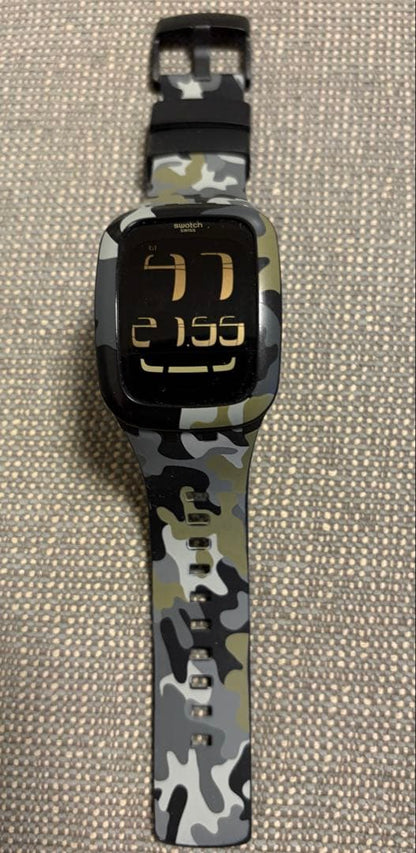 swatch Touch Camouflage Quartz Men's — Japanese