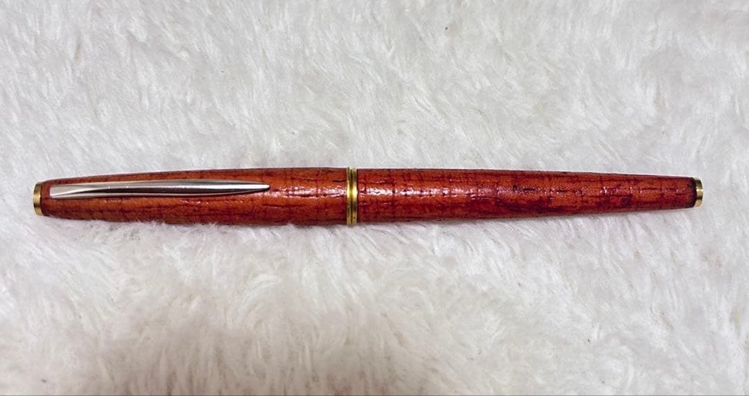 Pilot Fountain Pen with 18K 750 gold nib shown in close-up on white background