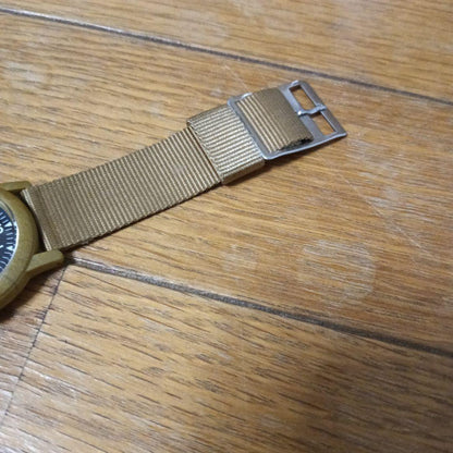 TIMEX Military Beige Quartz Men's Watch — Japanese