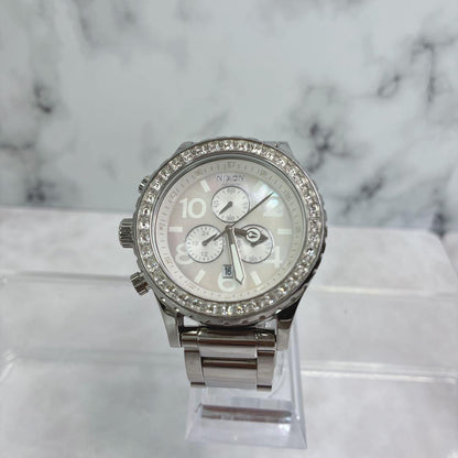 NIXON 42-20 Chronograph Shell Dial Quartz Men's Watch — Japanese