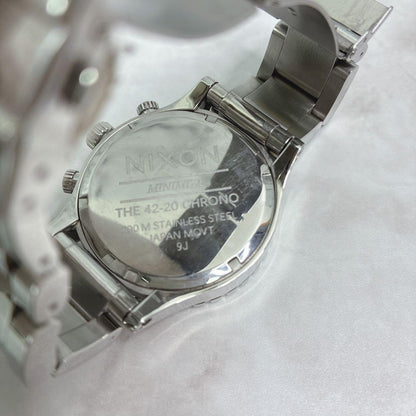 NIXON 42-20 Chronograph Shell Dial Quartz Men's Watch — Japanese