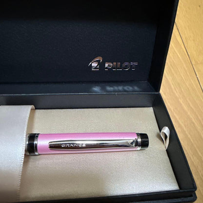 Pilot Grance oil-based ballpoint pen in Sakura color, new and unused with high-quality texture