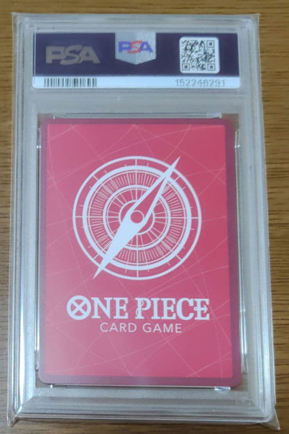 PSA 9 One Piece Monkey D. Luffy L — ST01-001 — Japanese