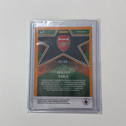 Bukayo Saka PANINI SELECT — Japanese