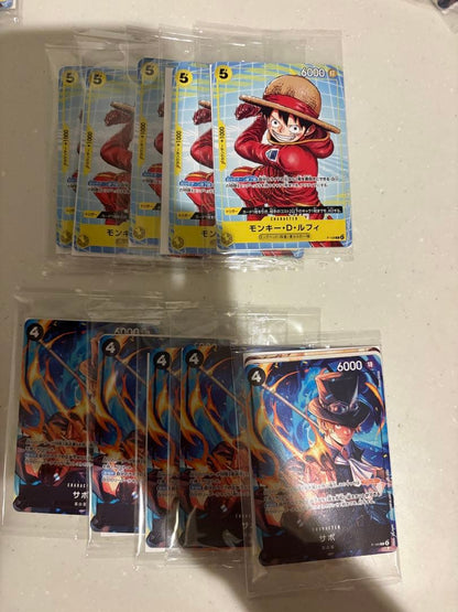One Piece One Piece Card Game McDonald's Promo 6 Types 4 Sets Pack — Japanese