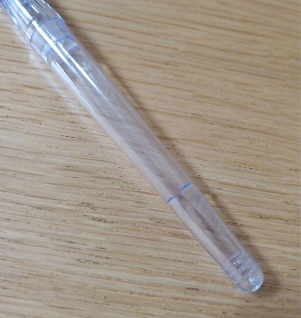 Pilot Penmanship clear fountain pen with extra fine nib, includes case and ink, new and unused