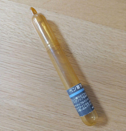 Pilot Penmanship clear fountain pen with extra fine nib, includes case and ink, new and unused