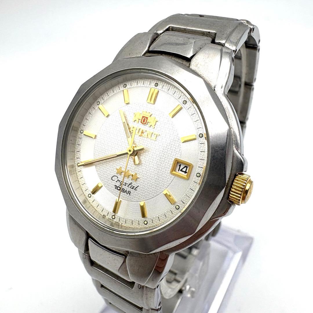 ORIENT Crystal Three Star Automatic Men's Watch — Japanese