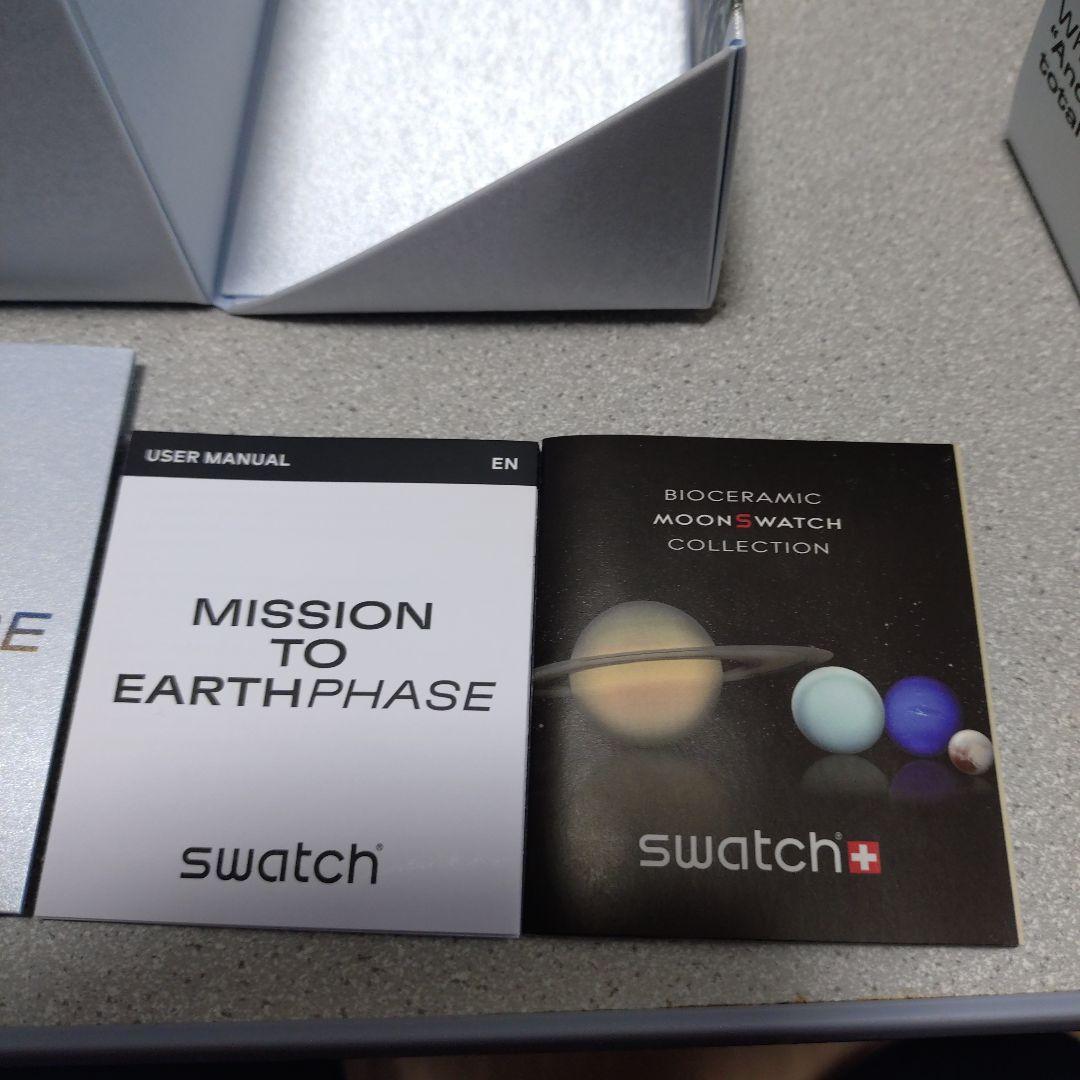 swatch OMEGA Mission to Earth Quartz Men's — Japanese