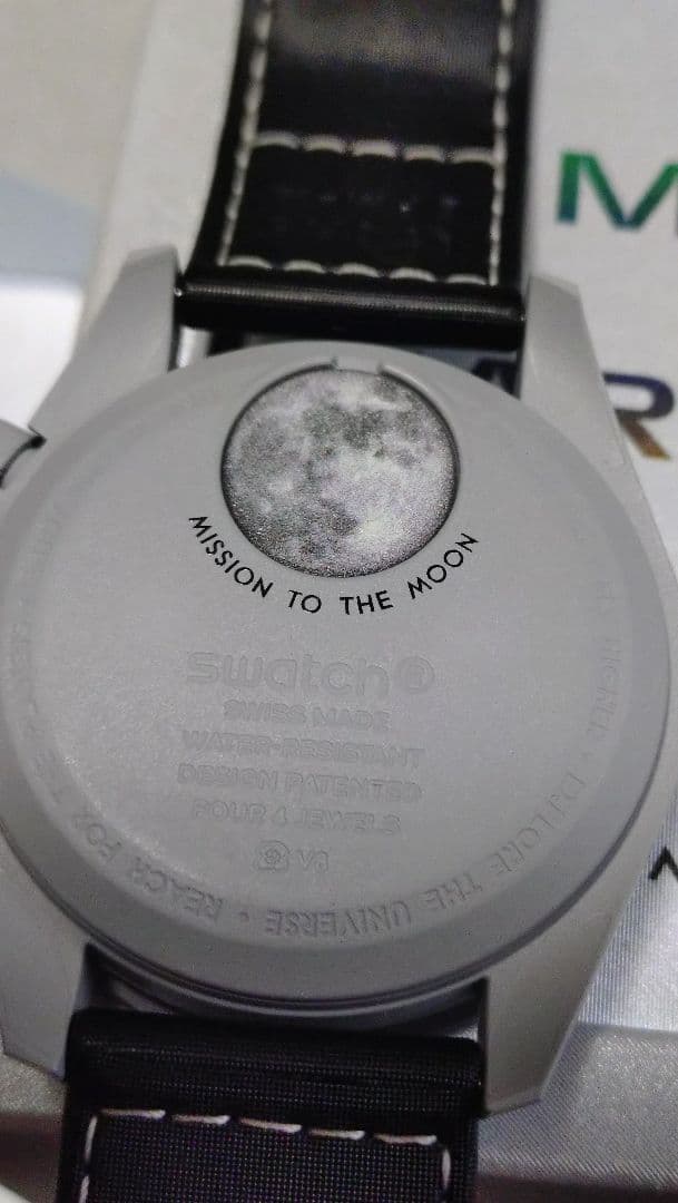 swatch OMEGA Mission to Earth Quartz Men's — Japanese