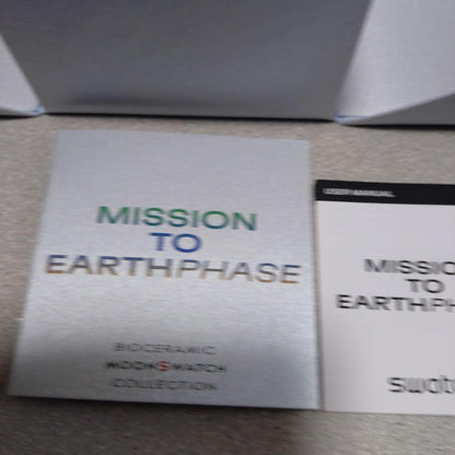 swatch OMEGA Mission to Earth Quartz Men's — Japanese
