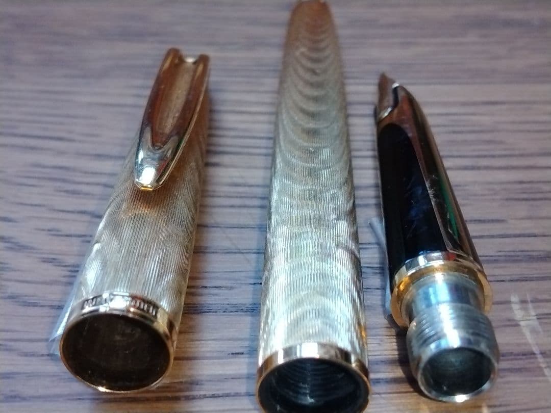 WATERMAN Fountain Pen PLAQUE OR G 18K 750 gold nib with original box in home storage condition