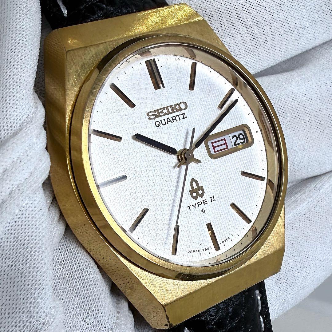 SEIKO TYPEⅡ SGP Quartz Men's Watch — Japanese