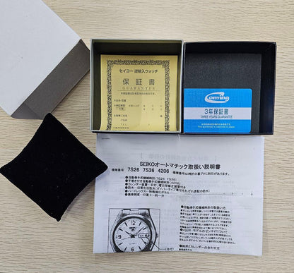 SEIKO 5 SPORTS Pepsi Bezel Automatic Men's Watch — Japanese