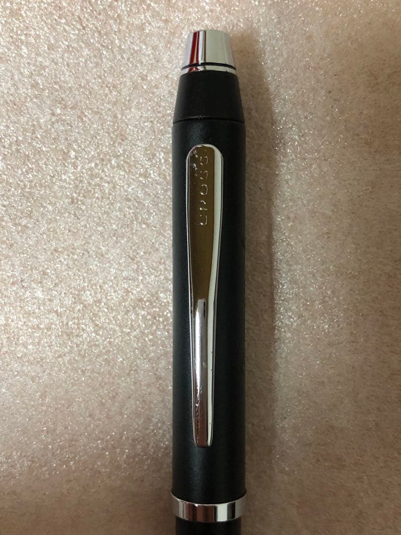 Cross Ballpoint Pen Texree in black with silver clip and smooth ink tip