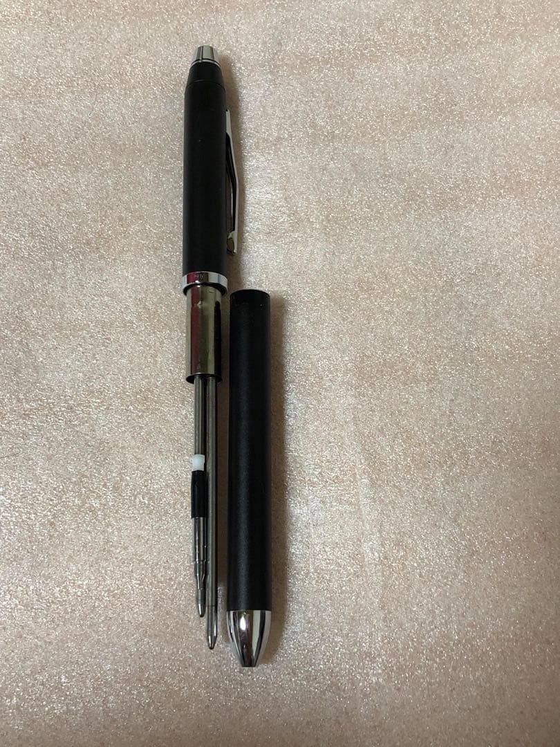 Cross Ballpoint Pen Texree in black with silver clip and smooth ink tip