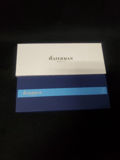 WATERMAN 2119269Z EXPERT ballpoint pen in metallic silver with black ink and fine point tip