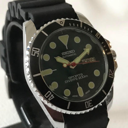 SEIKO 30:OH済★海外限定★アンティーク★グリーン V157-0BX0 Automatic Men's Watch — Japanese