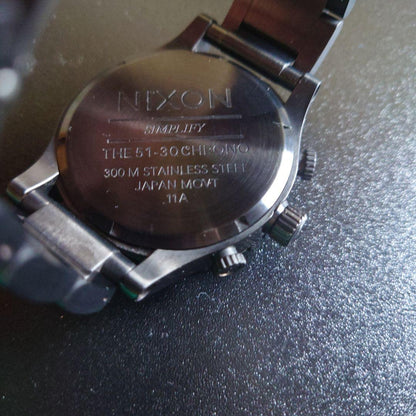 NIXON 51-30 Chrono Quartz Men's Watch — Japanese